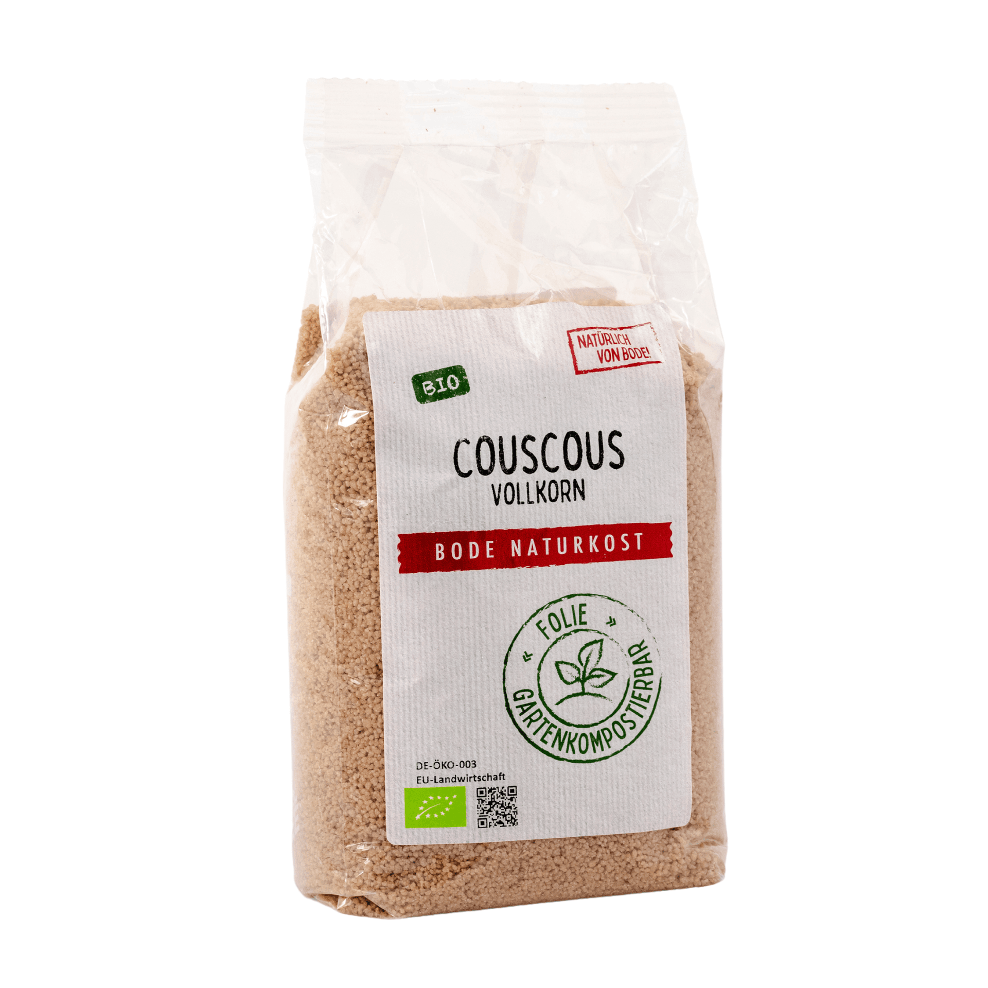 BIO celozrnný kuskus, kompostovatelný pytel 6x500g I DDM 24.07.2024
