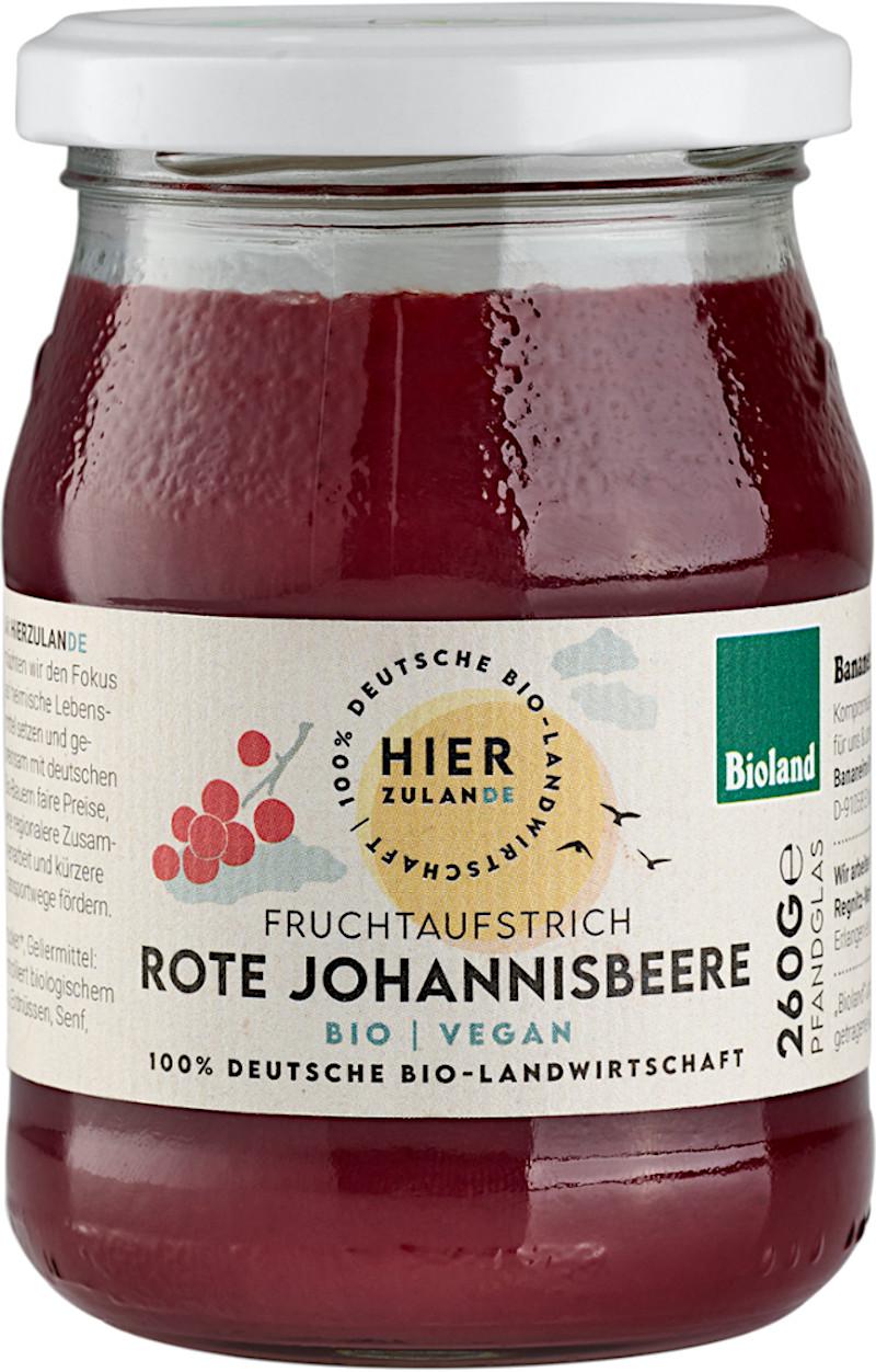 Rybízový ovocný lehacka Bio Bioland Hierzulande 6x260g