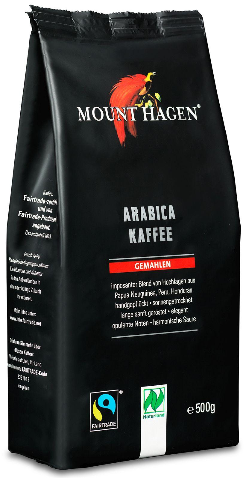 Káva Arabica mletá Bio Naturland Fairtrade Mount Hagen 12x500g
