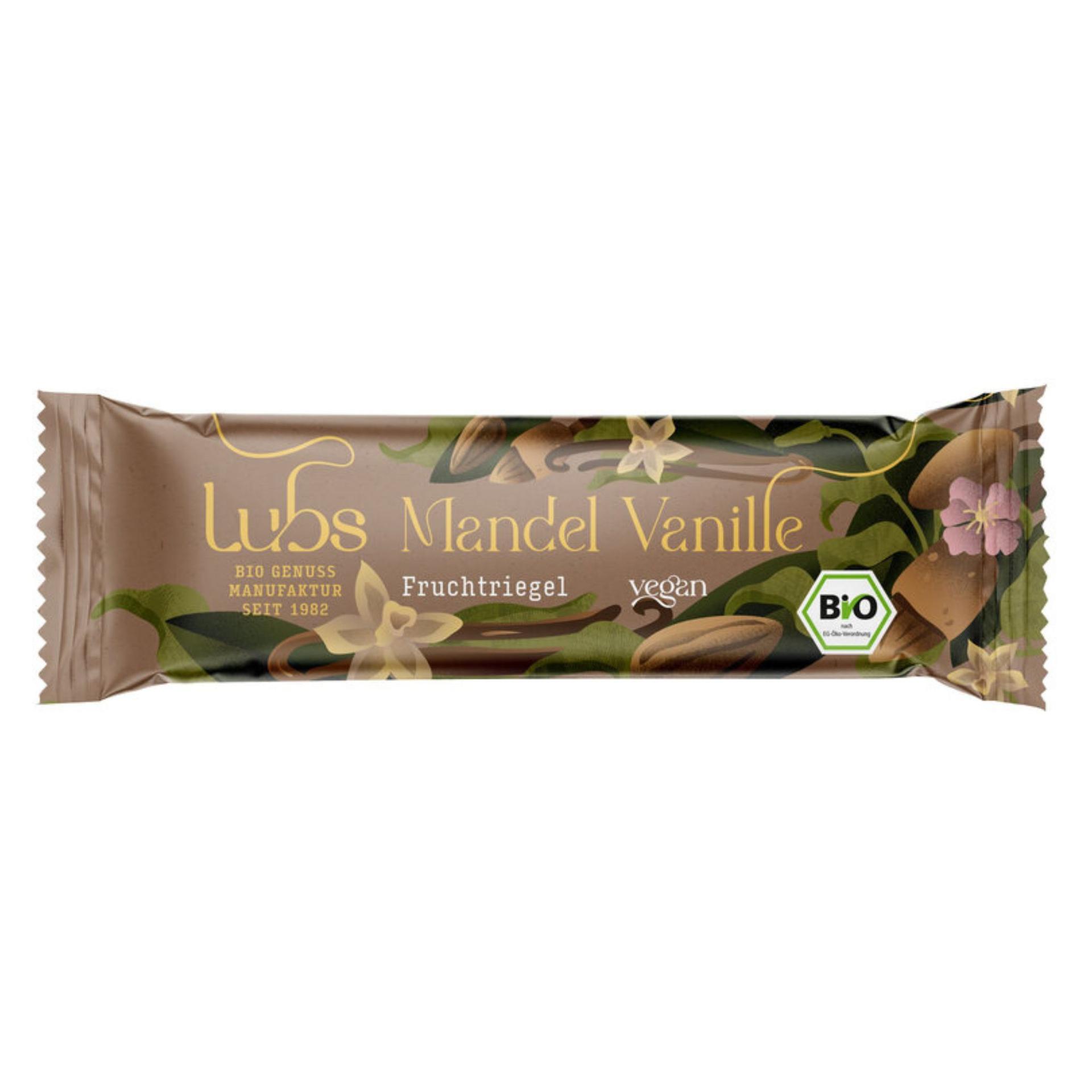 Ovocný tycinka Mandle Vanilka Bio bez lepku Lubs 24x40g