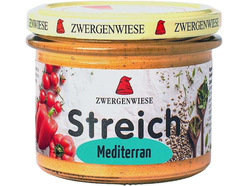 Mediterránní pomazánka bio Zwergenwiese 6x180g, s rajcaty a paprikou