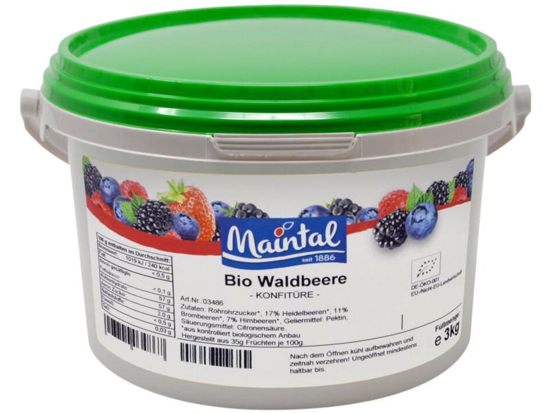 Bio lesní bobulová marmeláda Maintal 3kg s nemeckým bio cukrem