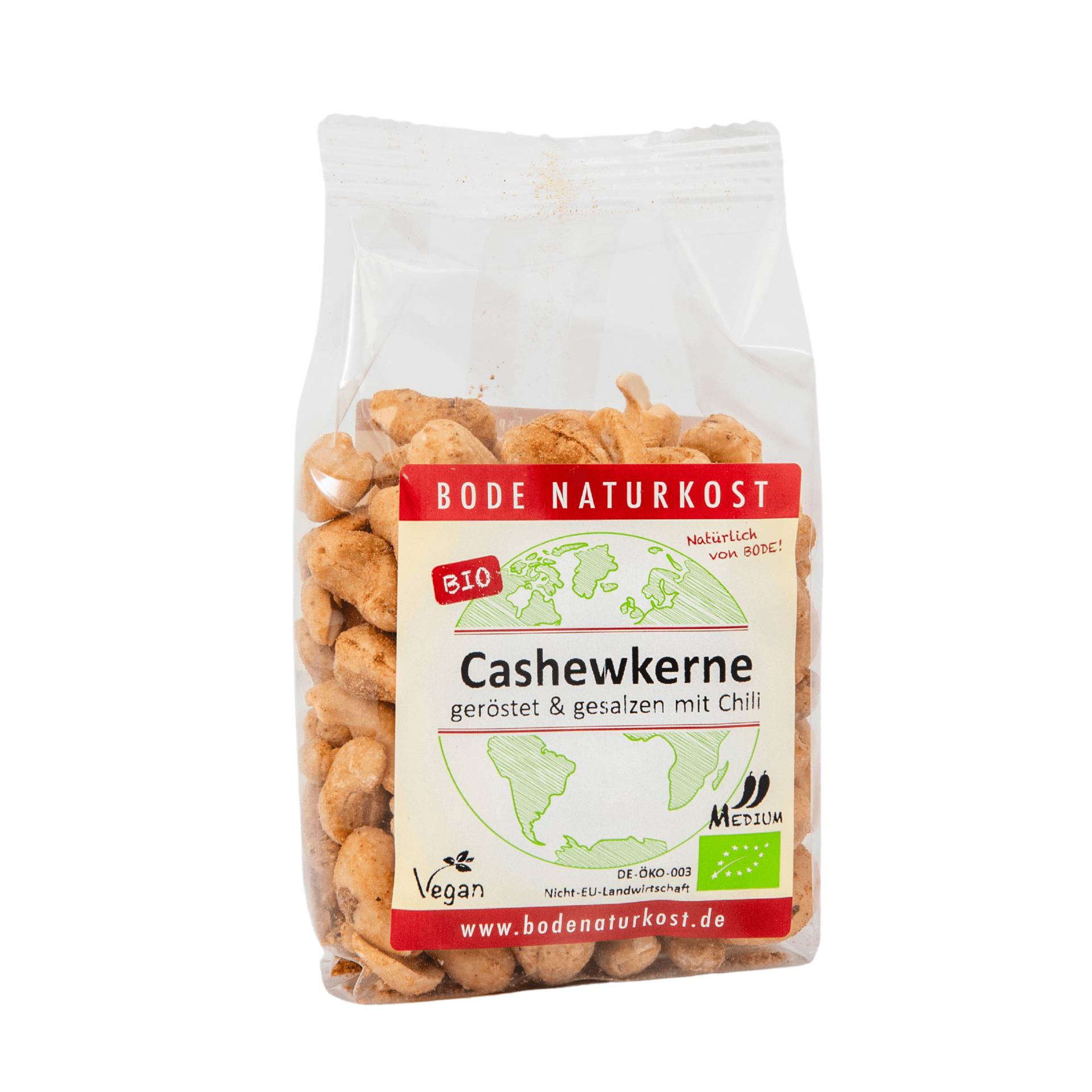 Praené a solené kere z kasu s chilli bio 6x150g