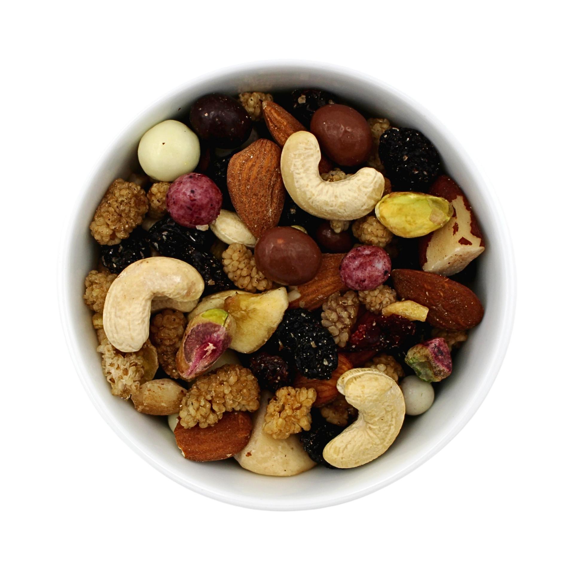 Kousky k nakousnutí - Bio mix orechu, ovoce a cokolády 12,5 kg