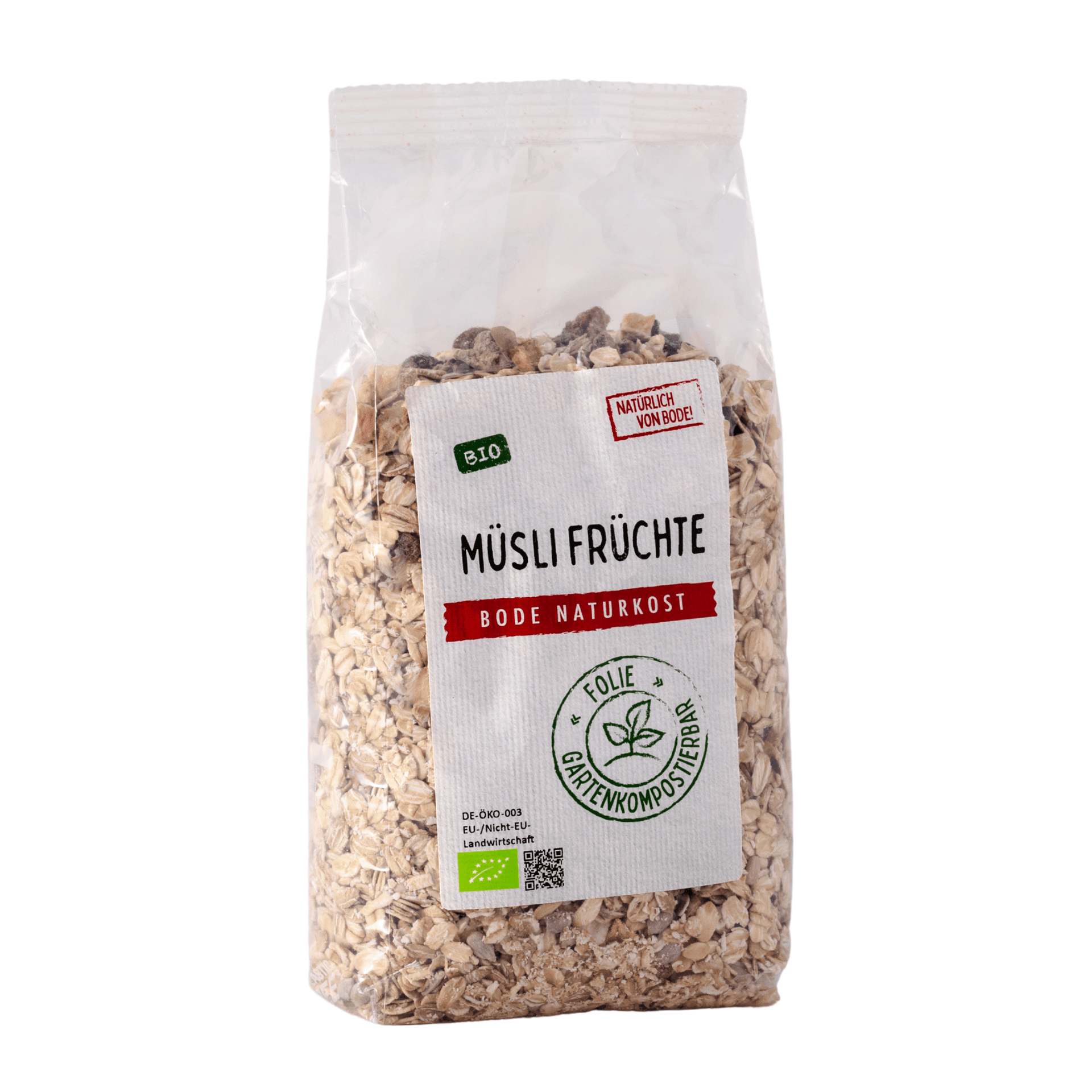 Müsli Ovoce bio, kompostovatelný pytel 6x500g