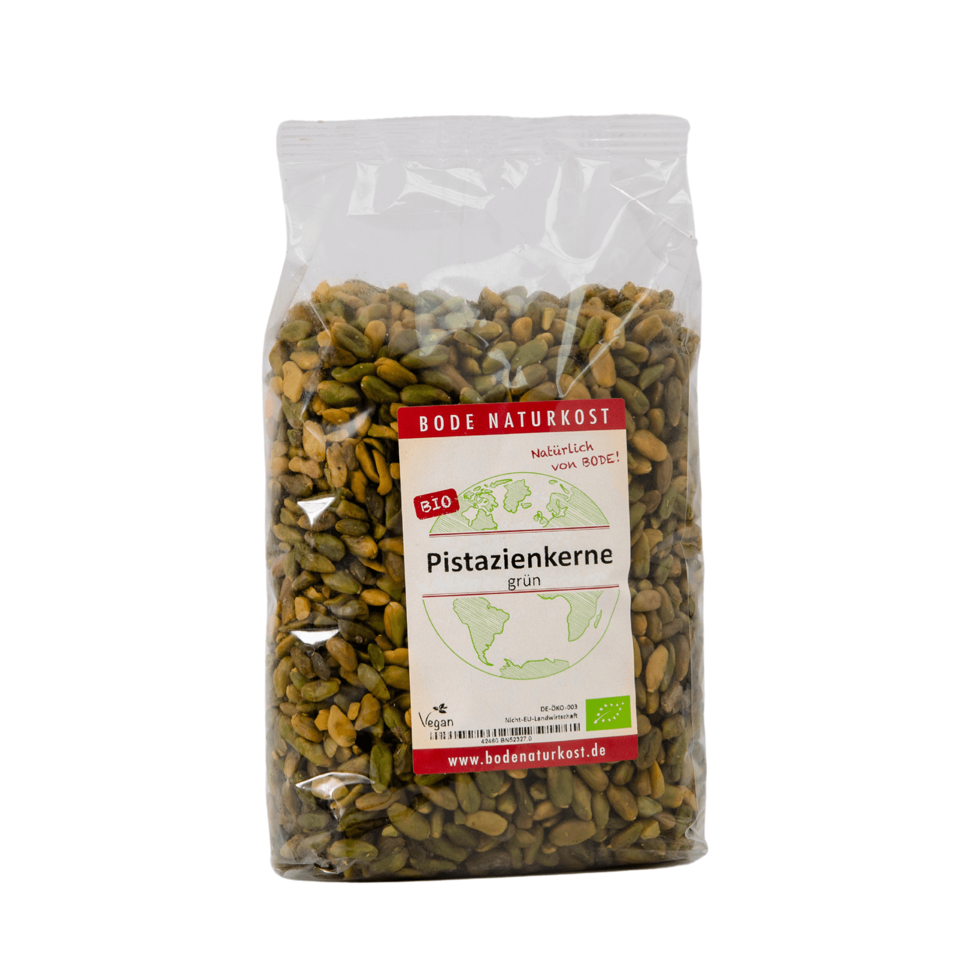 Bio pistáciová jádra zelená 1kg