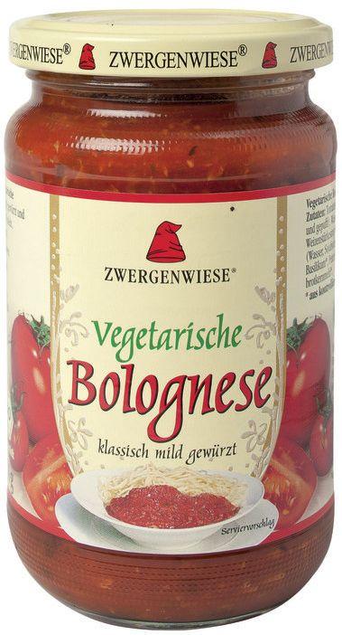 Rajcatová omácka Vegetariánská bolonská bio 6x340ml Zwergenwiese