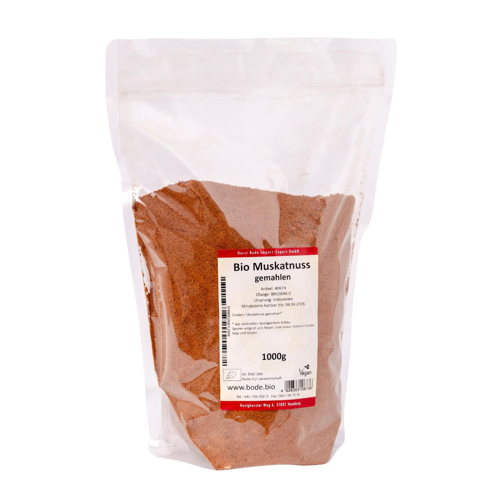 Mleté mukátové oríky bio 1kg
