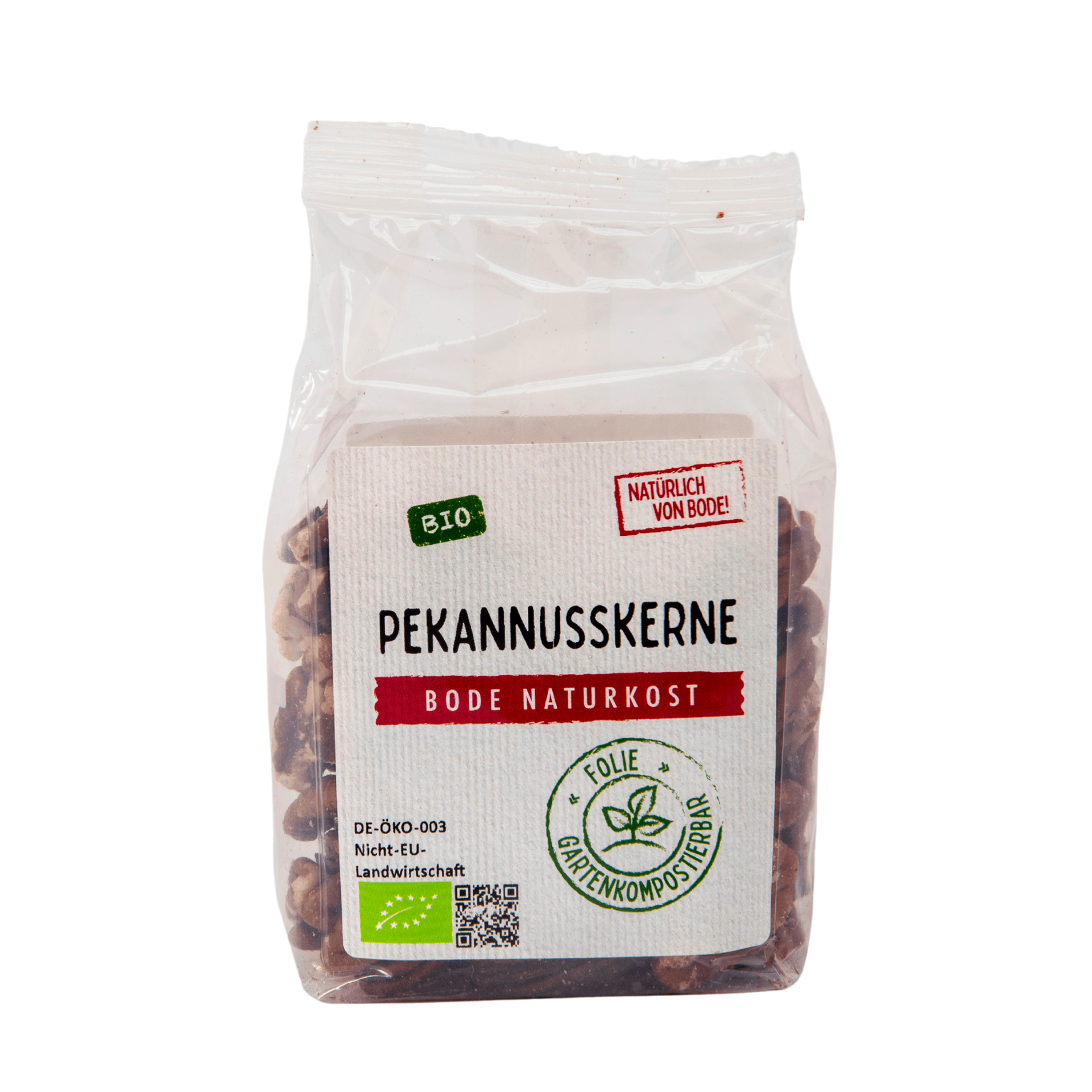 Pekanové orechy bio, kompostovatelný pytel 6x100g