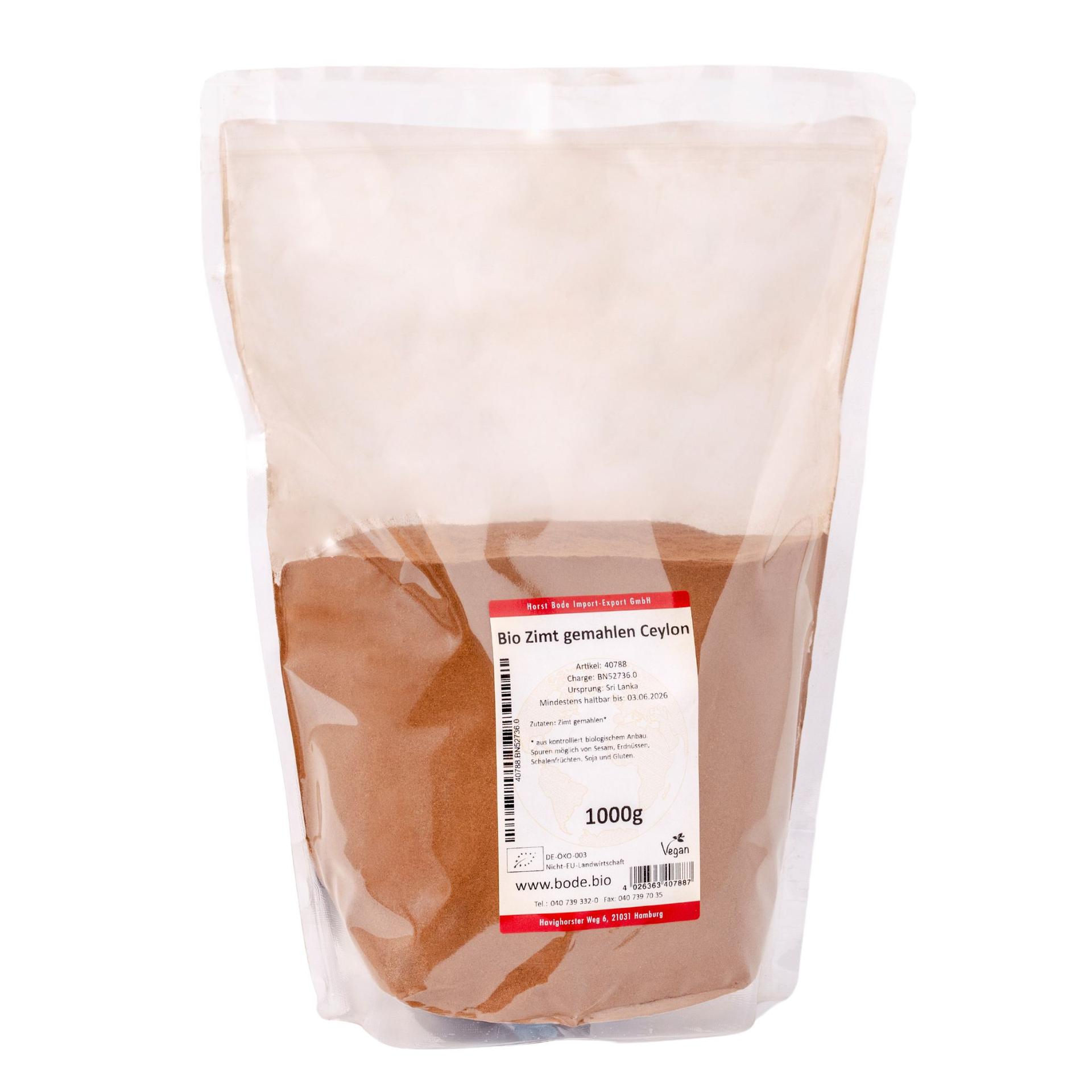 Mleté skorice Ceylon bio 1kg