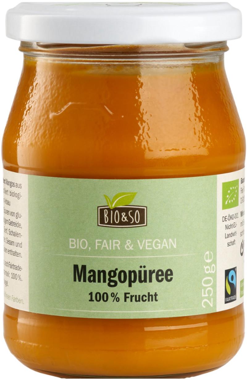 Mangové pyré Bio & So 6x250g