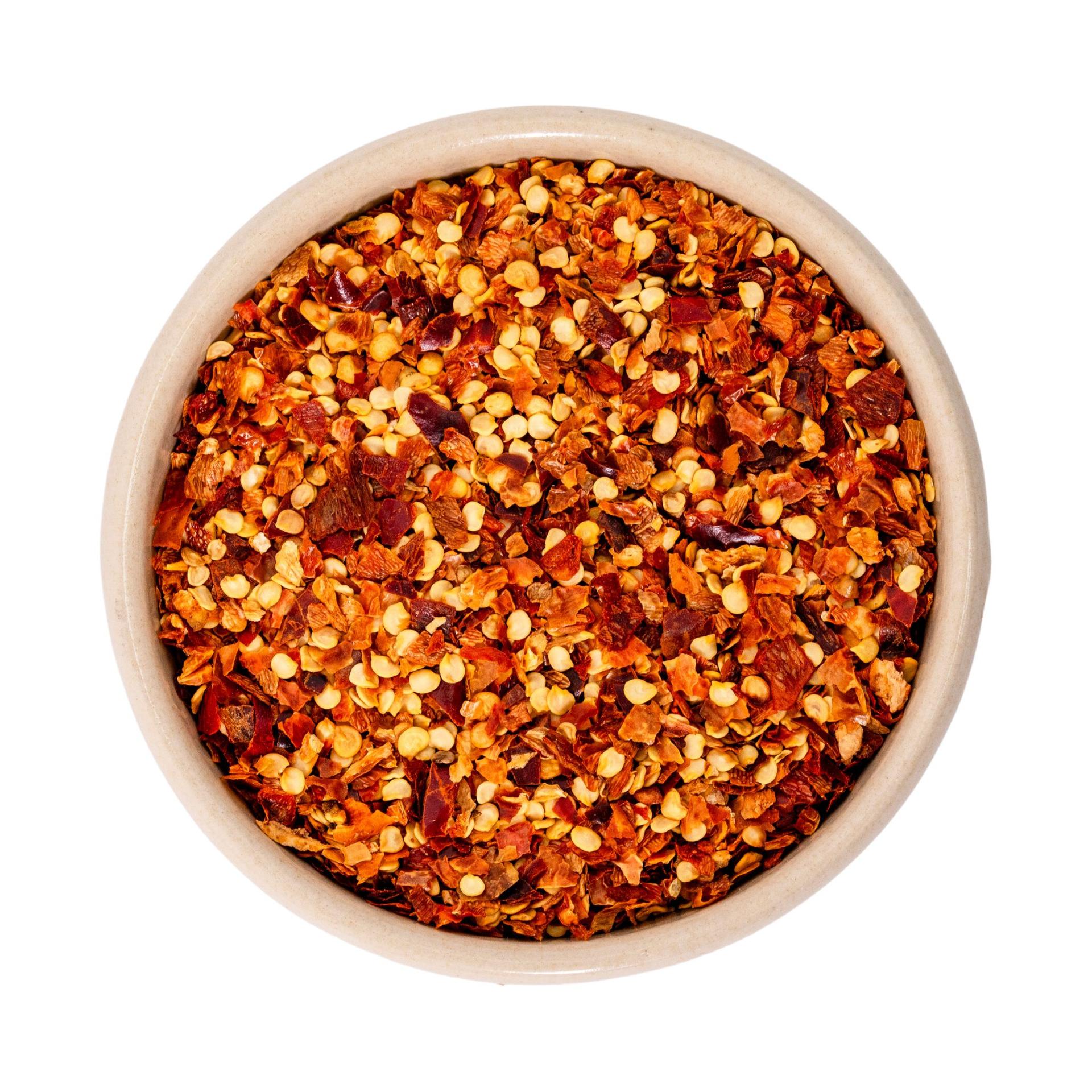 Chili nasekané s semeny bio 20kg