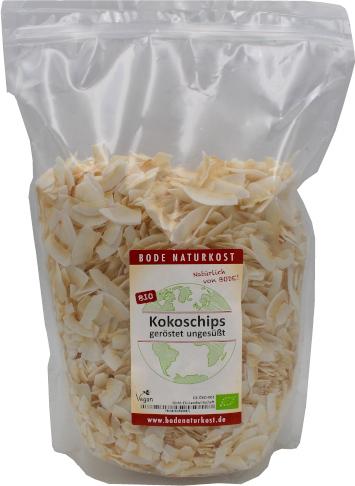 Kokosové cipy praené neoslavené 800g