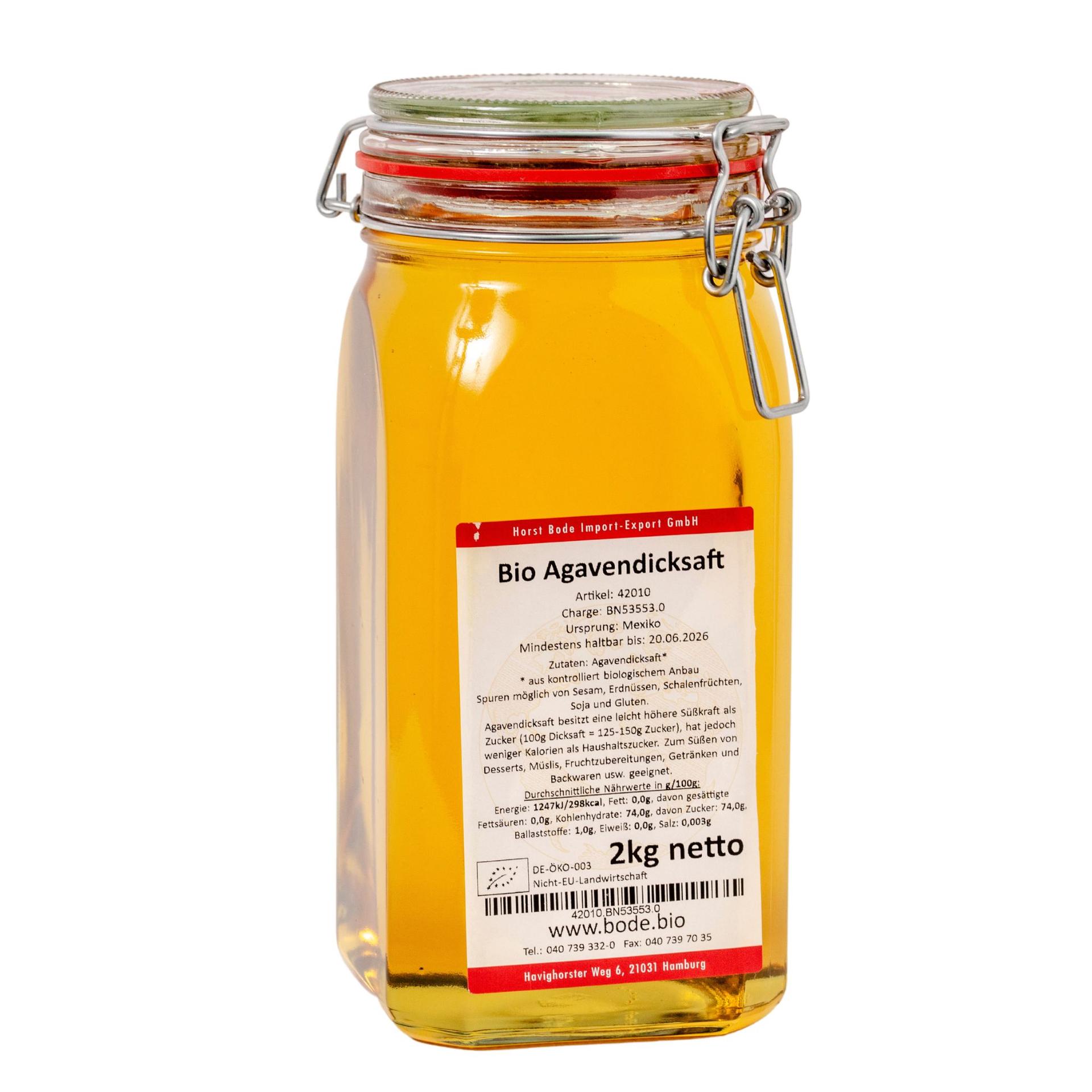 BIO Agávový sirup v drátovém koíku 2kg