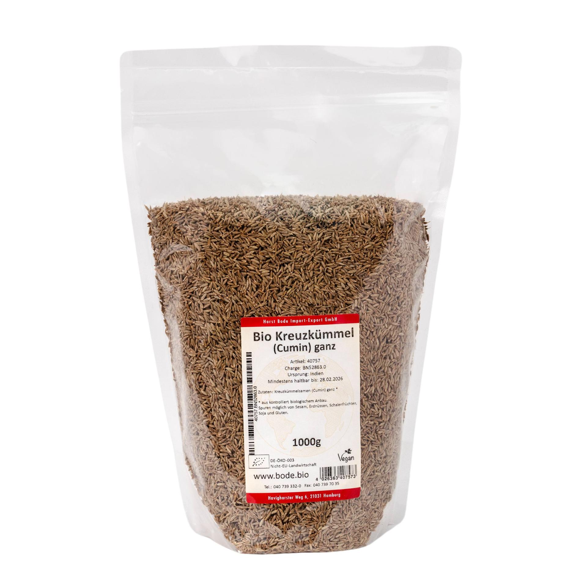 Bio celé kmínku (Cumin) 1kg