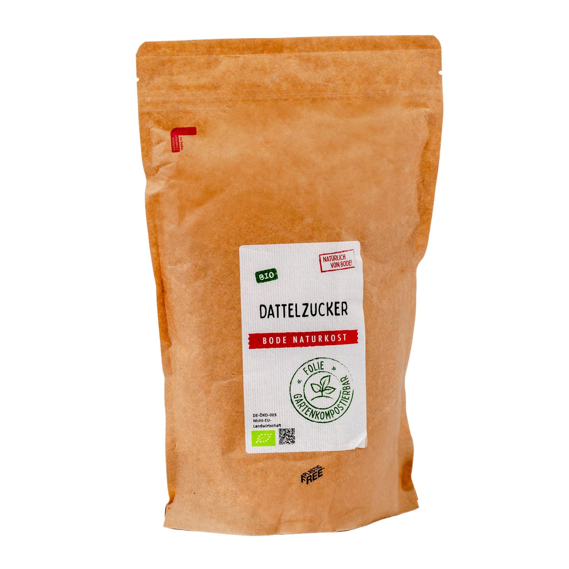 Bio datlový cukr kompostovatelný pytel 6x800g