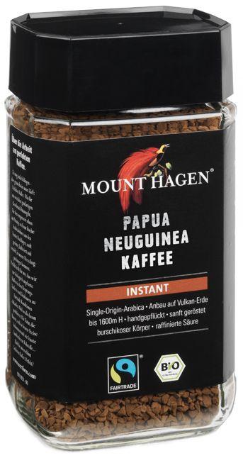 Instantní káva bio Single Origin Papua Nová Guinea Fairtrade Mount Hagen 6x100g