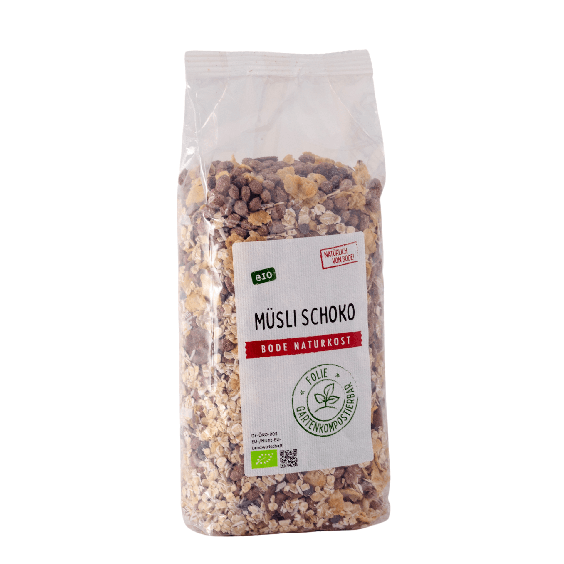 Müsli Cokoláda Bio, kompostovatelný pytel 6x500g